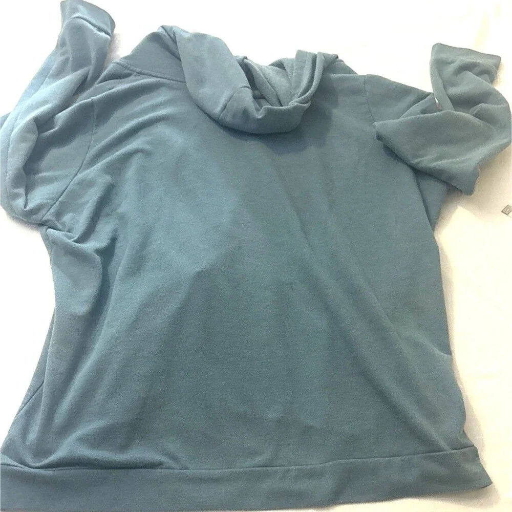 Eddie Bauer Women’s Teal Full Zip Hoodie Sweatshirt 2XL Tall